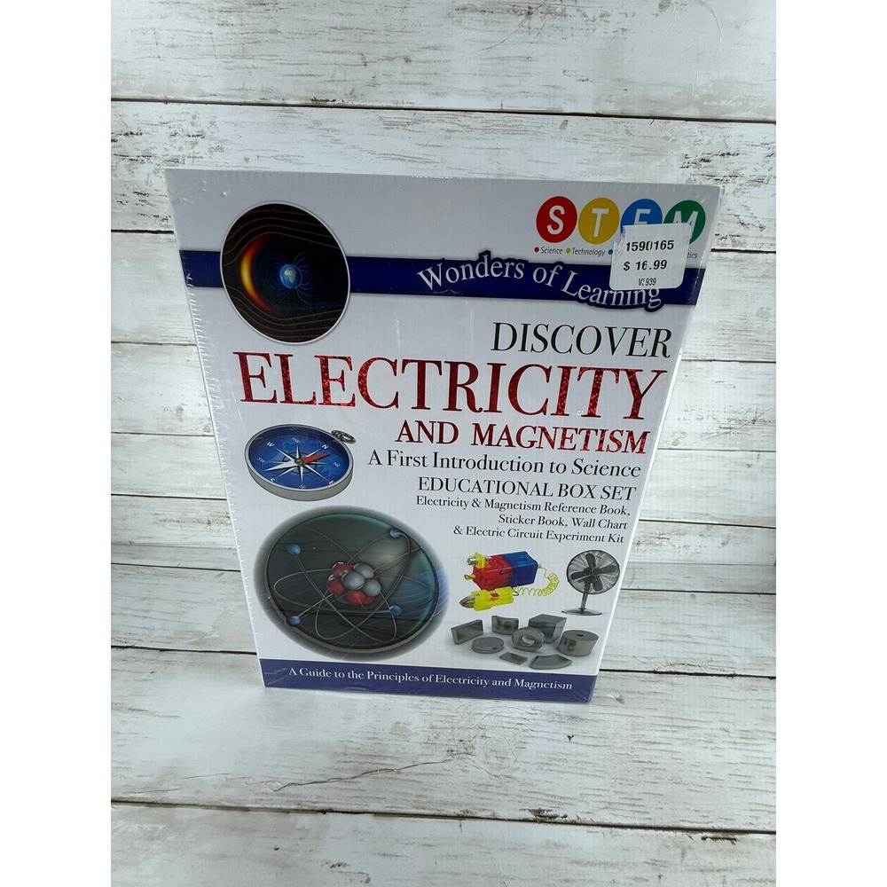NEW Wonder of Learning Discover Electricity & Magnetism STEM Educational Box Set